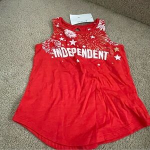 Epic Threads Red Independence Tank Top